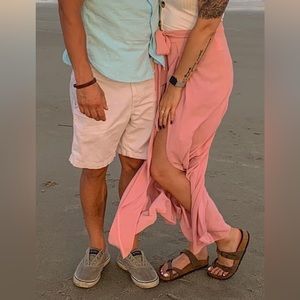 SHEIN Split Hem Wide Leg Pants